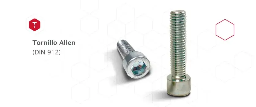 Tornillo Allen DIN 912 de Tormetal en diferentes acabados