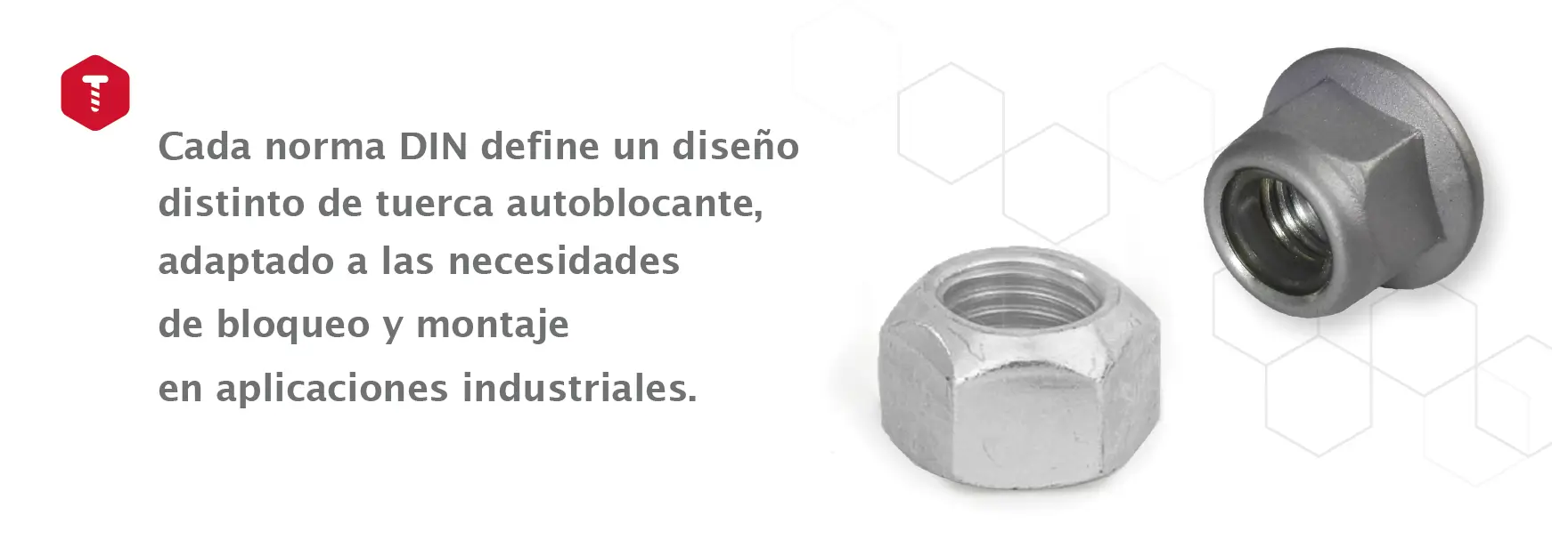 Tipos de tuercas autoblocantes según norma DIN para uso industrial